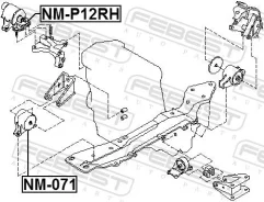������� ��������� ������ (����������) 11210-AU40E Nissan Wingroad/AD Y11 1999.05-2008.10 [JP] NMP12RH ����