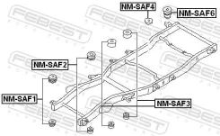 ������� ���� (������). Febest NM-SAF4 / 0212-Y61FM1 95155-C6000 Febest NMSAF4 ����