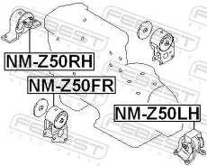 ������� ��������� �������� Febest NM-Z50FR NMZ50FR ����