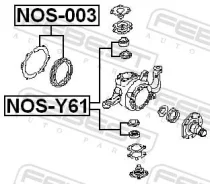 ����������� ��������� ����������� ������ (F0084672) Febest [NOS-003] NOS003 ����