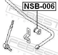 ������ ������������� Asbni1060/NSB-006 56243-0E015 15 (Febest) NSB006 ����