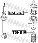������ ������� ������������, ��������, ������, ������, ����� ��� Nissan Laurel, Nissan Almera I, Nissan Gloria Febest NSB-049 NSB049 ����
