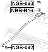 ������ ������ ������� ������� Febest NSB062 NSB062 ����