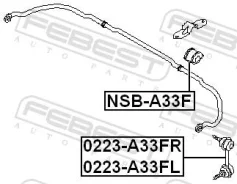 ������ ��������� ������������� D23 NSB-A33F NSBA33F Febest Febest NSBA33F NSBA33F ����