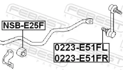 ������ ��������� ������������� D=28 Nissan Elgrand / Caravan 02-10 / Urvan 01-12 Febest NSBE25F NSBE25F ����