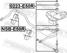 ������ ������������� Febest NSB-E50R ������� NSBE50R ����