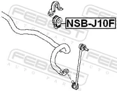������ ������������� �������� ������ ����� ��� Nissan X-Trail 13-, Nissan Qashqai, Nissan JUKE febest nsb-j10f NSBJ10F ����