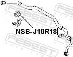    NSB-J10R18, 54613-JD17A, d=18mm, NSBJ10R18, Febest ( / 2 / 58) NSBJ10R18 