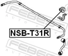 ������ ������������� Nissan X-Trail Jpnmake T31 2007.03-2014.04 ����. Febest NSBT31R ����