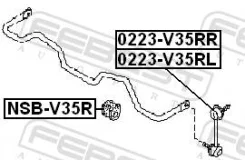 ������ ������� ������������� D21 Febest NSB-V35R NSBV35R ����