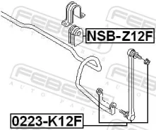 ������ ������������� �������� ������ ����� ��� Nissan Tiida, Nissan Micra, Nissan CUBE febest nsb-z12f NSBZ12F ����