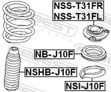 ������� ��������� ������������ Febest NSHB-J10F NSHBJ10F ����