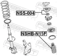 ������� ��������� ������������ ����� ����/��� Febest [Nshbn15F] NSHBN15F ����