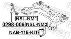 ���� ��������� ���������� ��������� ����� 54525-AX002 Nissan Micra K12E 2002.11-2010.07 [EL] NSLNM3 ����