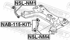 ���� ��������� ���������� ��������� | ����� ����/��� | Febest Nslnm4 NSLNM4 ����