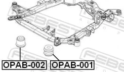 ����������� ���������� �������� ��� OPEL Astra, OPEL Zafira febest opab-001 OPAB001 ����
