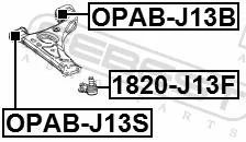 ����������� ������ OPEL Mokka/Mokka X - ALL Years �����. ����. �����. Opabj13S OPABJ13S ����