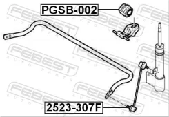 ������ ������������� ��������� �����������! d22 Peugeot 307 1.4-2.0/1.4HDi/2.0HDi 01 Febest PGSB002 PGSB002 ����