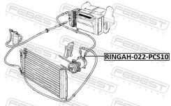 ������ �������������� ������ ������������ pcs 10 Febest Ringah022PCS10 RINGAH022PCS10 ����