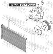 ������ �������������� ������ ������������, 10 ��. � ��������, ������, ����� ��� Volkswagen Passat, Volkswagen GOLF, AUDI A6 Febest Ringah-027-PCS10 RI...