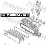 �������������� ������ AUDI A3/S3 -13 ������� ����������� �������� Febest RINGAH032PCS10 ����