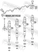 ������ �������������� �������� ������� ������� (10 ��. � ��������) | ����/��� | Febest Ringfl007PCS10 RINGFL007PCS10 ����