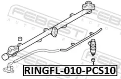 ������ �������������� �������� ������� ������� (10 ��. � ��������) ����/��� Febest [Ringfl010PCS10] RINGFL010PCS10 ����