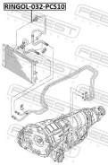 �������������� ������ AUDI A5/S5 Coupe/SP. 2008-2016 ��������� ��������� Febest RINGOL032PCS10 ����