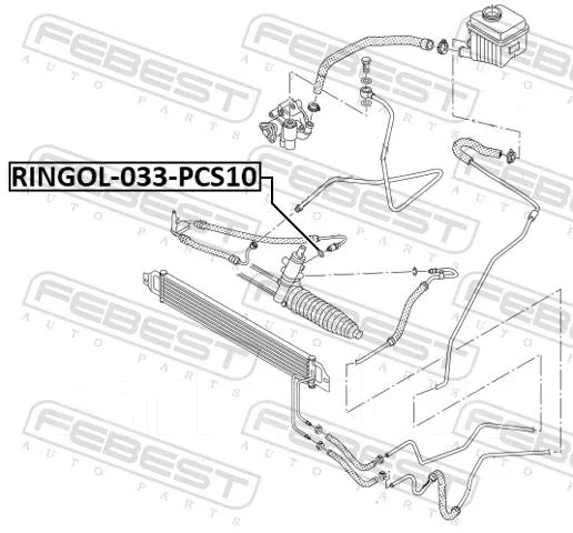 �������������� ������ Nissan Terrano D10 2013.09- ������ ��� (�����. ) Ringol033PCS10 RINGOL033PCS10 ����
