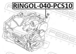 ��������� Nissan Almera UK MAKE N16E 2000.02-2006.11 ������ ��� Febest RINGOL040PCS10 ����