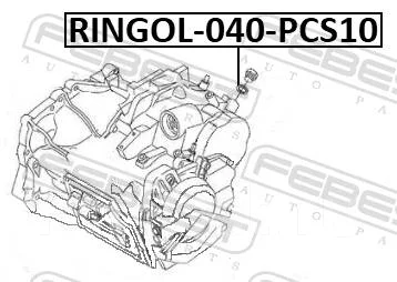 ��������� ������ ��� pcs 10 Febest Ringol040PCS10 RINGOL040PCS10 ����