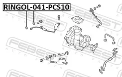 ������ �������������� �������� ������� (10 ��. � � Febest Ringol-041-PCS10 RINGOL041PCS10 ����