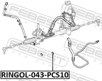 ������ Febest Ringol043PCS10 RINGOL043PCS10 ����