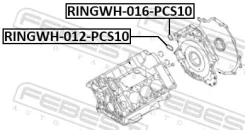 ��������� (���������) AUDI A4 [B7] (2005-2007) �������� 10 ��. [178Febestringwh016PCS10] RINGWH016PCS10 ����