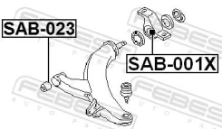 ����������� ��������� ������, ��������, ������, ����� ��� Subaru Impreza, Subaru Forester, Subaru Legacy Febest SAB-023 SAB023 ����