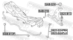 ����������� ��������� ������ | ��� ����/��� | Febest SAB024 SAB024 ����