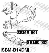 ����������� ����� �������������, ��������������, ������, ����� ��� Subaru Legacy, Subaru Impreza, Subaru Forester Febest SBMB-002 SBMB002 ����