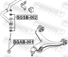 ����������� ����� ��������� ������������� SGAB-001 Febest SGAB001 ����