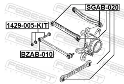 ����������� ���� ������ ������ ����� ��� Suzuki Grand Vitara, Ssangyong Rexton, Ssangyong Kyron febest sgab-020 SGAB020 ����