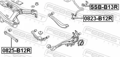 ������ ������������� d15 ������ ������, ����� ��� Subaru Legacy Febest SSB-B13R SSBB13R ����