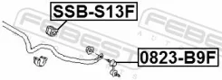 ������ ��������� ������������� d23, ��������, ������, ����� ��� Subaru XV, Subaru Forester, Subaru Legacy V Febest SSB-S13F SSBS13F ����
