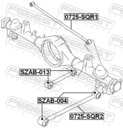 ����������� ������� ����������� �������� ������ Febest SZAB-013 SZAB013 ����