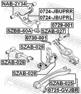 ����������� ������ ����� | ��� ����/��� | Febest SZAB029 SZAB029 ����