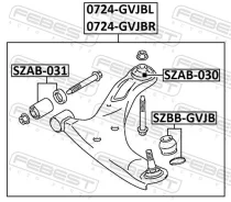 ����������� ������ Febest SZAB-031 45201-65J00 SZAB031 ����