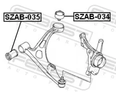 ����������� �������� ��������� ������ Febest SZAB035 SZAB035 ����