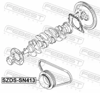 ���� ��������� m13a Febest Szdssn413 SZDSSN413 ����