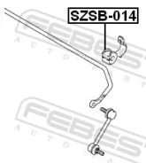 ������ ������������� ������ ������ ����� ��� Suzuki Liana, Suzuki Aerio [USA], Suzuki KEI ��������� febest szsb-014 SZSB014 ����