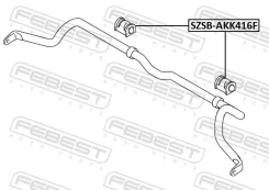 ������ ��������� ������������� d25 | ����� ����/��� | Febest Szsbakk416F SZSBAKK416F ����