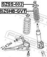 ����� ������� �����. ������ �������� Febest SZSS002 ����