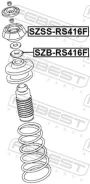 ����� 41710-51K00 SZSS-RS416F Febest SZSSRS416F ����